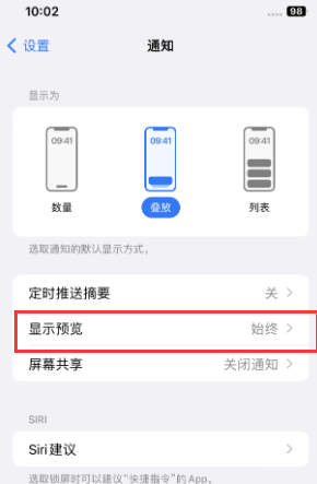 额济纳苹果售后维修中心分享iPhone手机收不到通知怎么办 