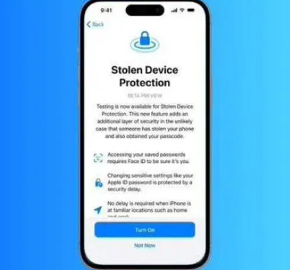 额济纳苹果授权维修店分享被盗设备保护功能开启方法 