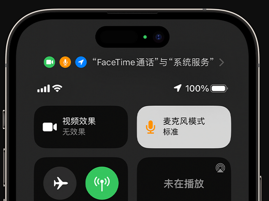 额济纳苹果授权维修网点分享iPhone在通话时让你的声音更清晰 