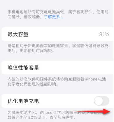 额济纳苹果15维修分享iPhone15充电到80%就充不进电了怎么办 